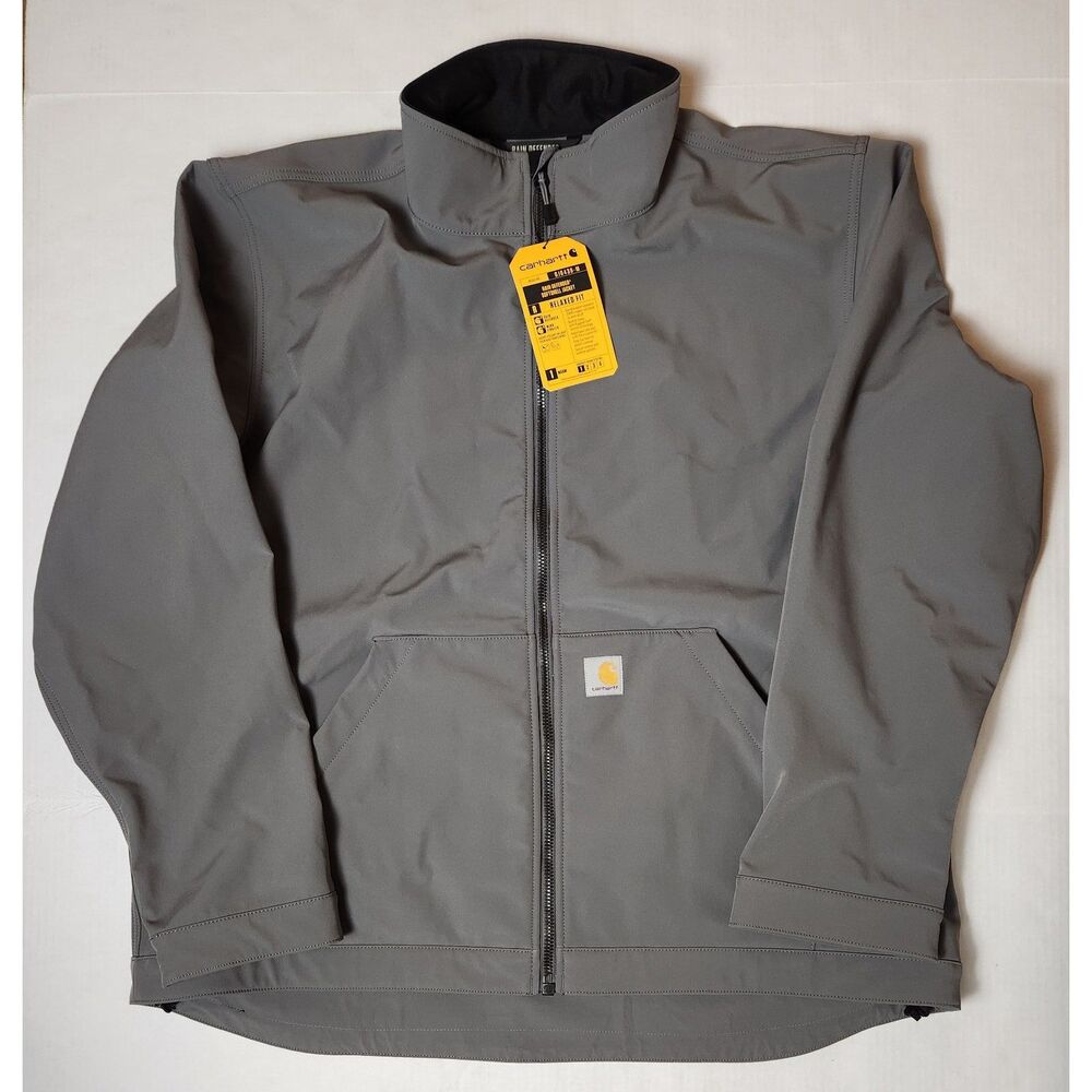 Carhartt Rain Defender Softshell Jacket Mens 2XL Steel Grey